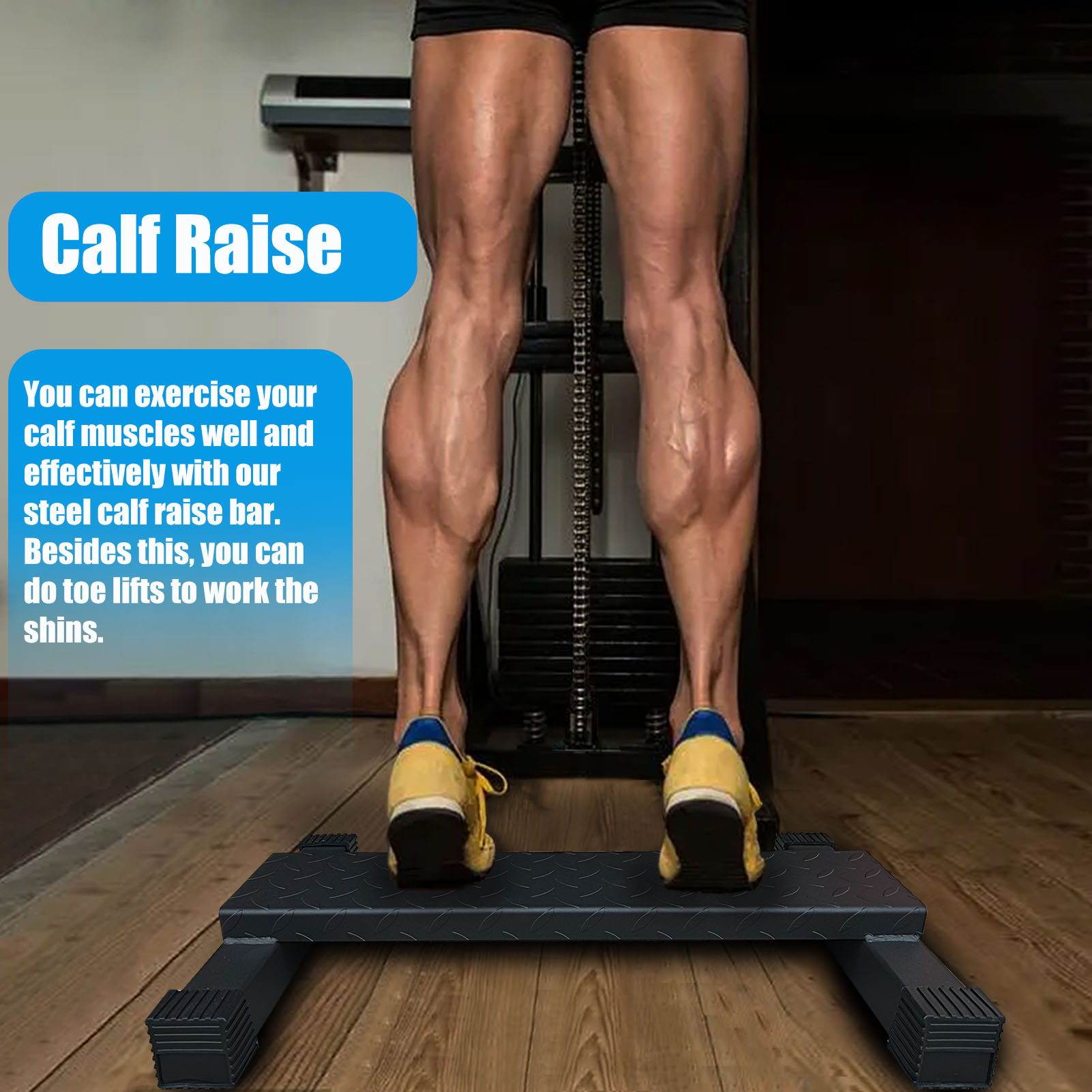 Home Gym Equipment Amazon - Home Gym Steel Calf Raise Bar