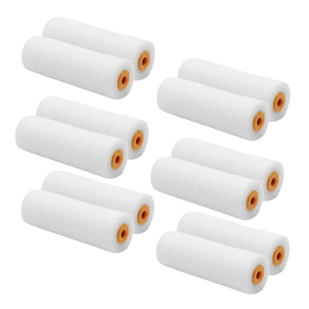 Foam Roller High Density - 12Pcs Mini Foam Paint Roller Set