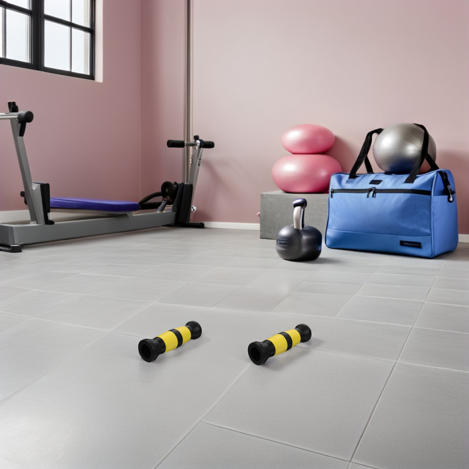 Home Gym Usa - 2Pcs Thick Dumbbell Handle Sleeves Wear-Resistant