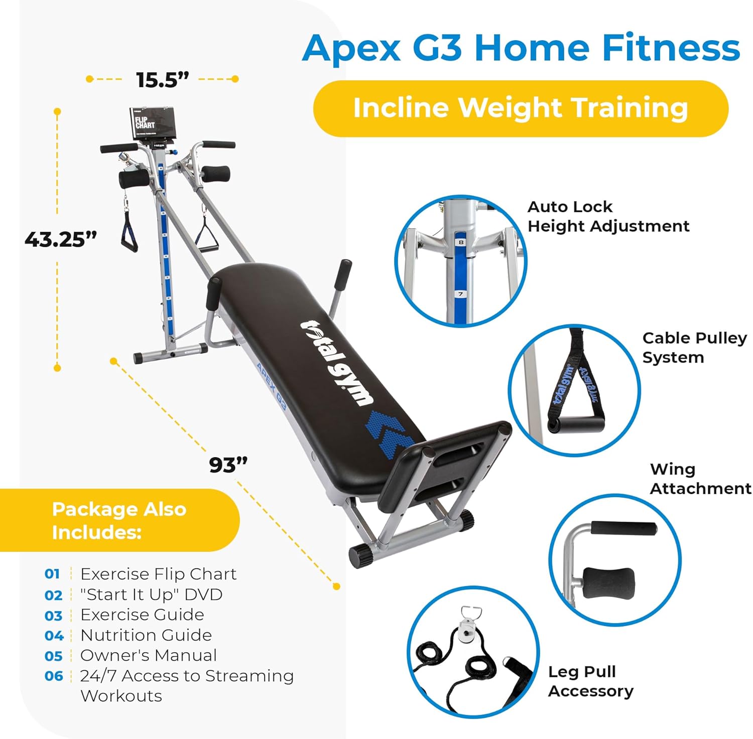 Versatile Indoor Home Gym Work - Home Gym Total Fitness avis et prix