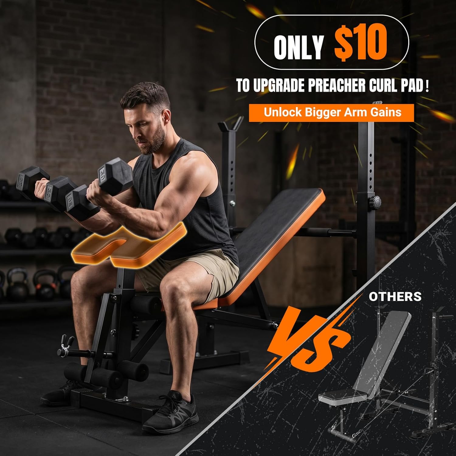 6-in-1 Space Saving Weight Ben - Home Gym Usa avis et prix