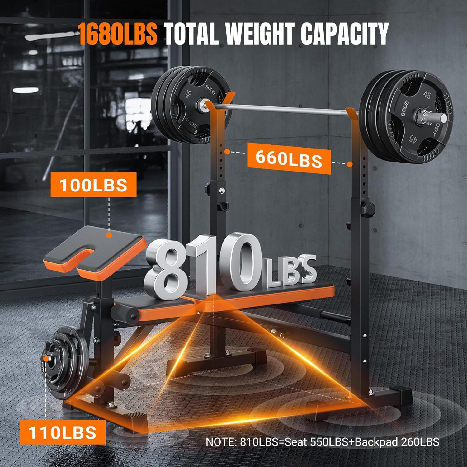 6-in-1 Space Saving Weight Ben - Home Gym Usa avis et prix