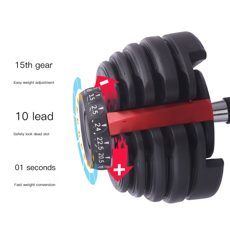 Adjustable 40kg Dumbbell Set,  - Home Gym Total Fitness avis et prix