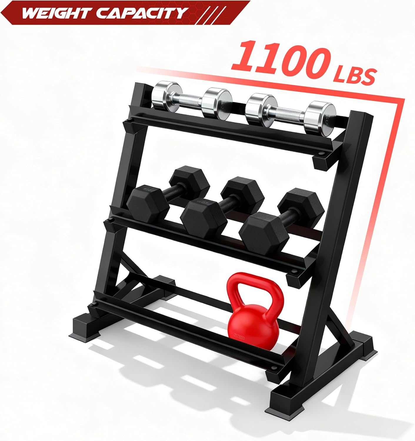 Home Gym Dumbbell Rack, Iron M - Home Gym Usa avis et prix