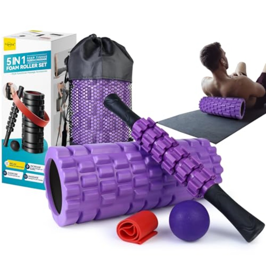 5 in1 Foam Roller Set High Den - Foam Roller High Density avis et prix