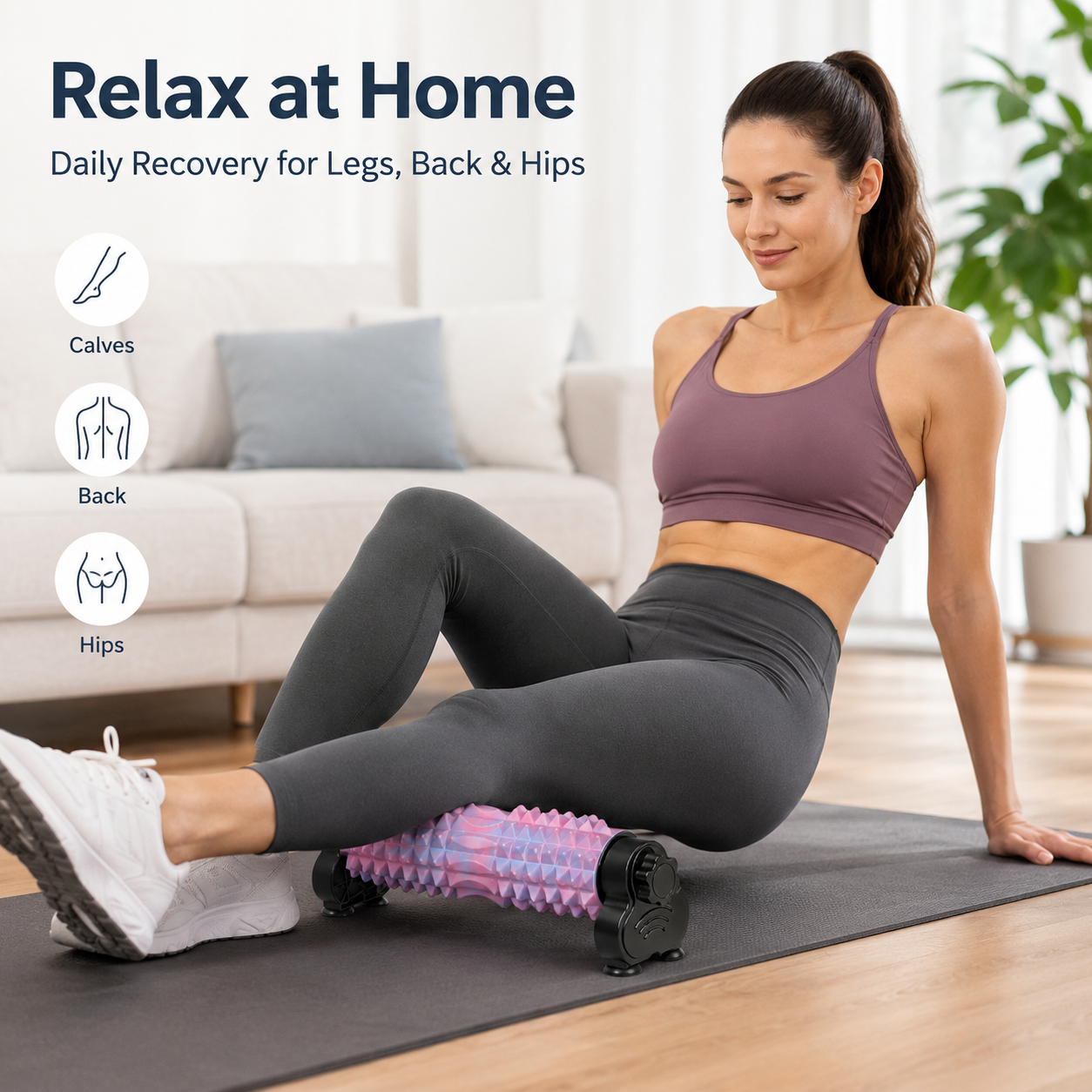 GOOGO 3D Texture Massage Fasci - Foam Roller High Density avis et prix