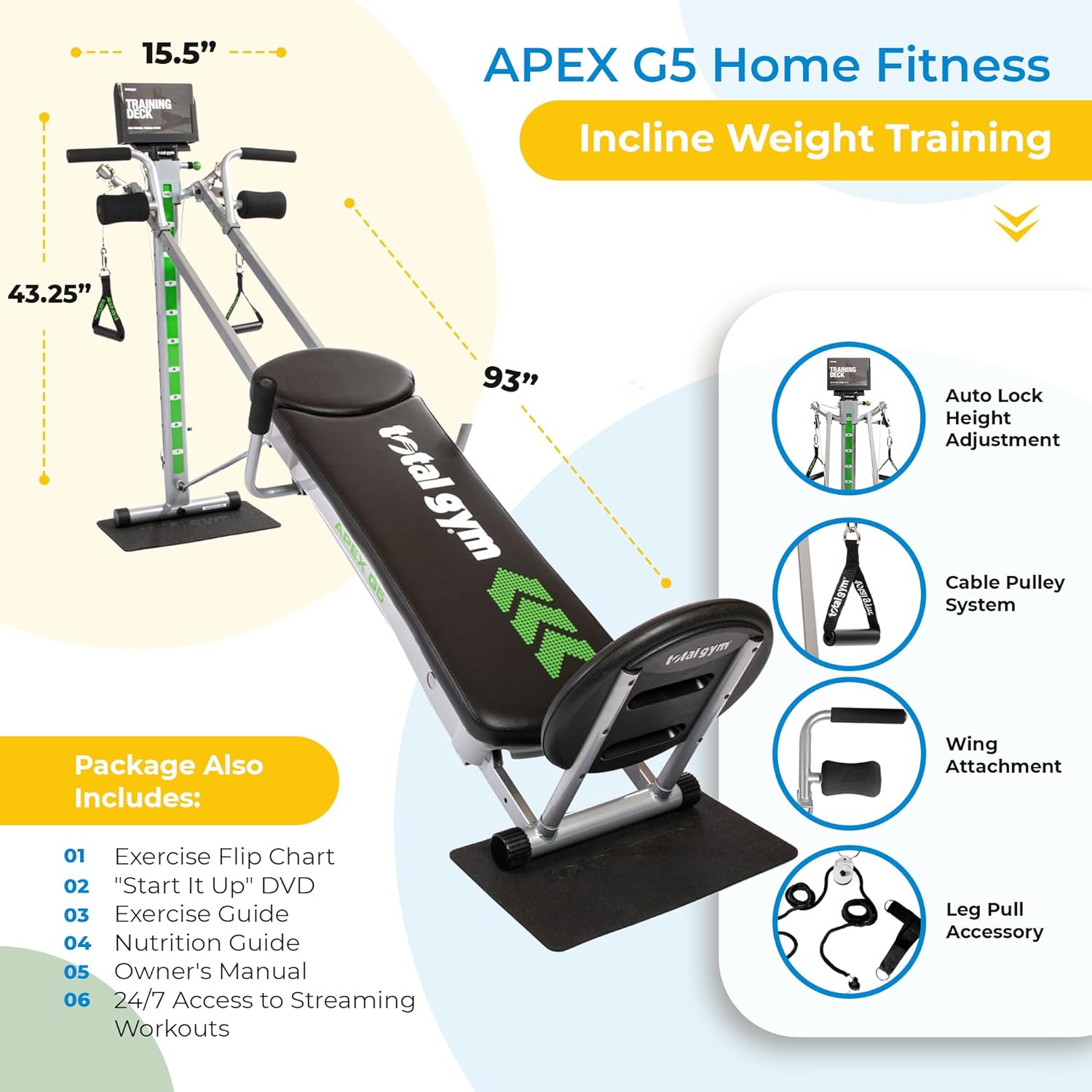 Versatile Indoor Home Gym Work - Home Gym Total Fitness avis et prix