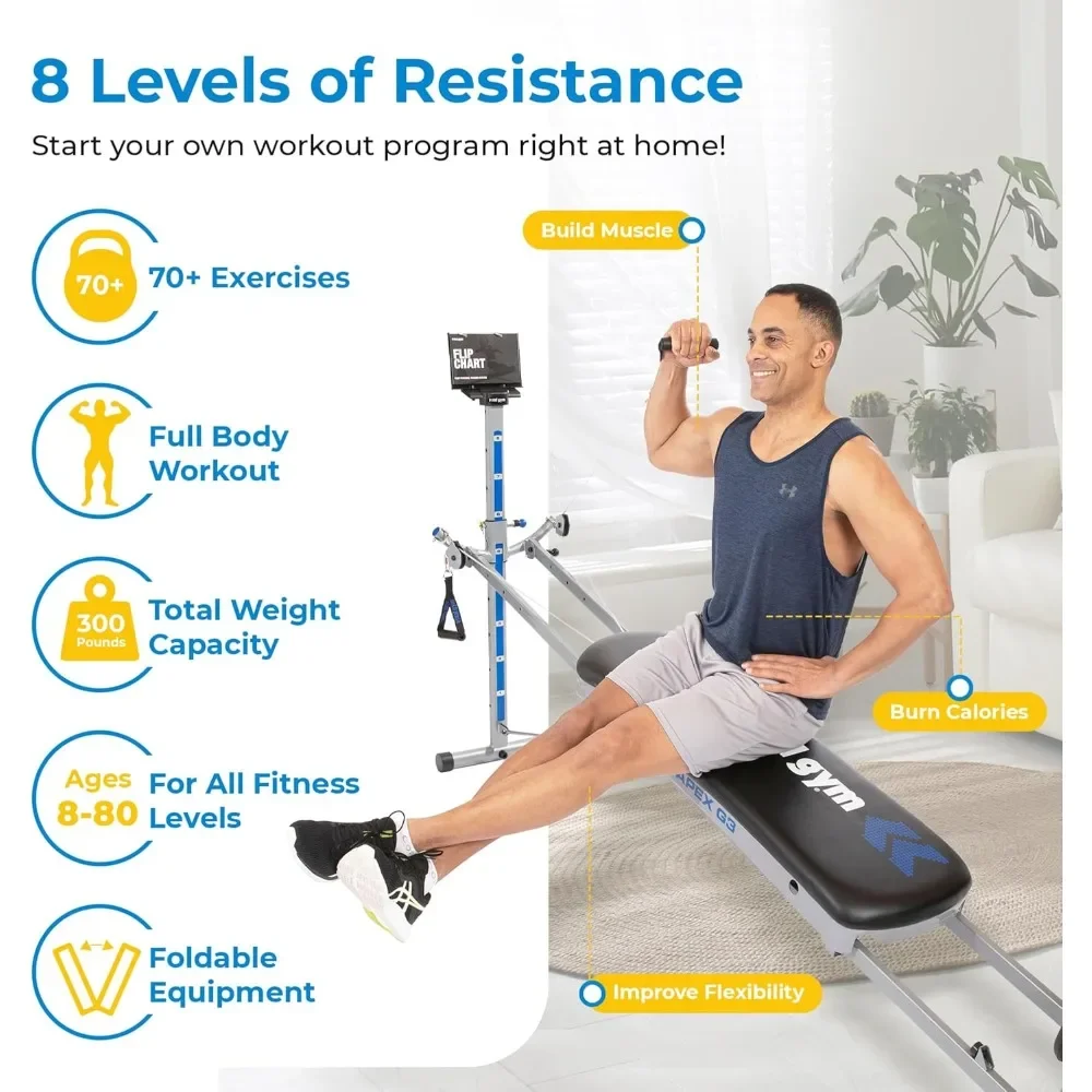.APEX Versatile Indoor Home Gy - Home Gym Total Fitness avis et prix