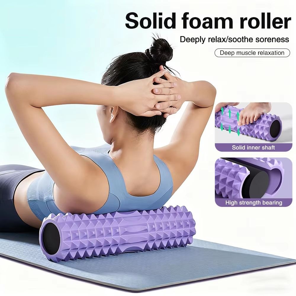 EVA Foam Fitness Back Roll Tri - Foam Roller High Density avis et prix