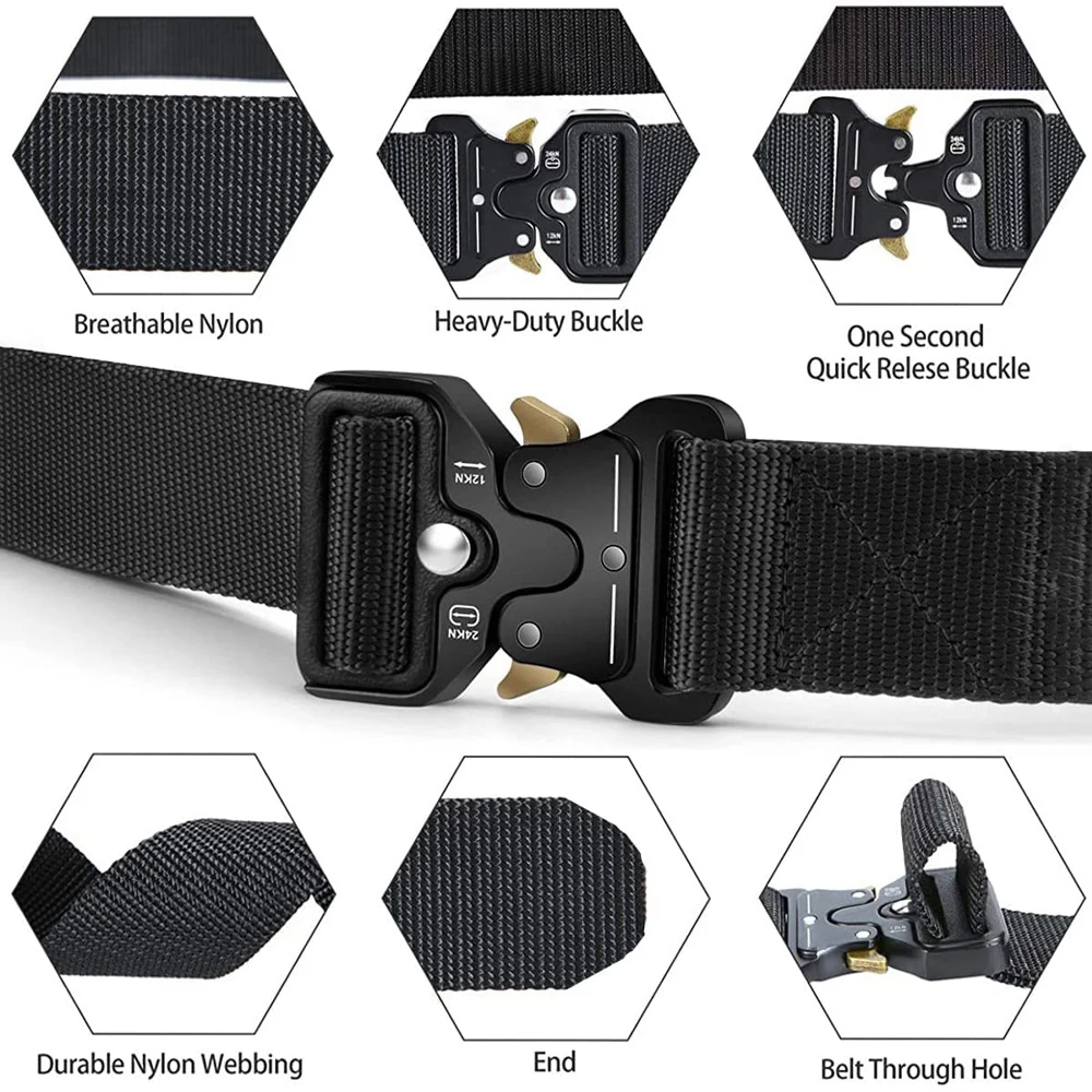 2PCS - Men's Tactical Belt, Ar - Battle Rope Heavy avis et prix
