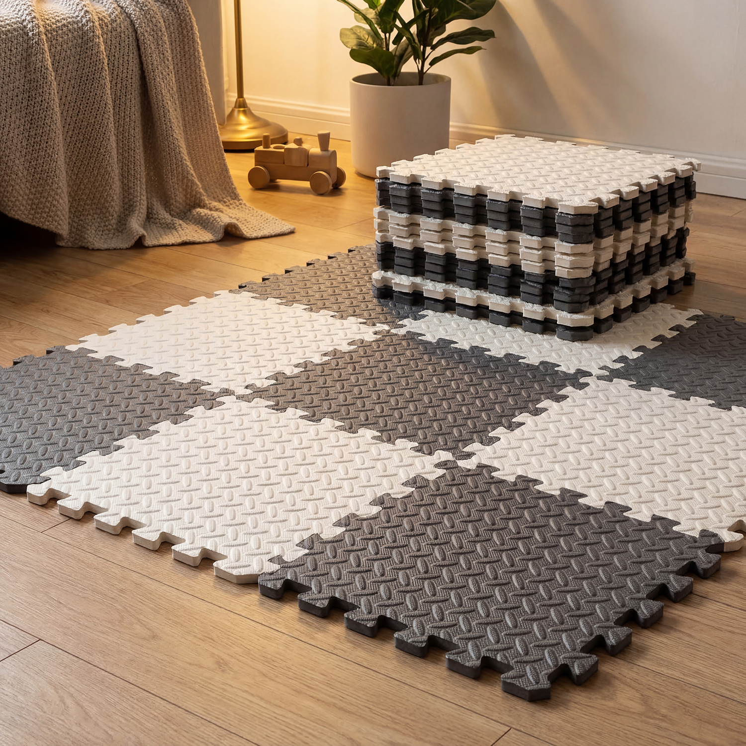 Large 60x60cm EVA Foam Mat 16P - Home Gym Equipment Amazon avis et prix