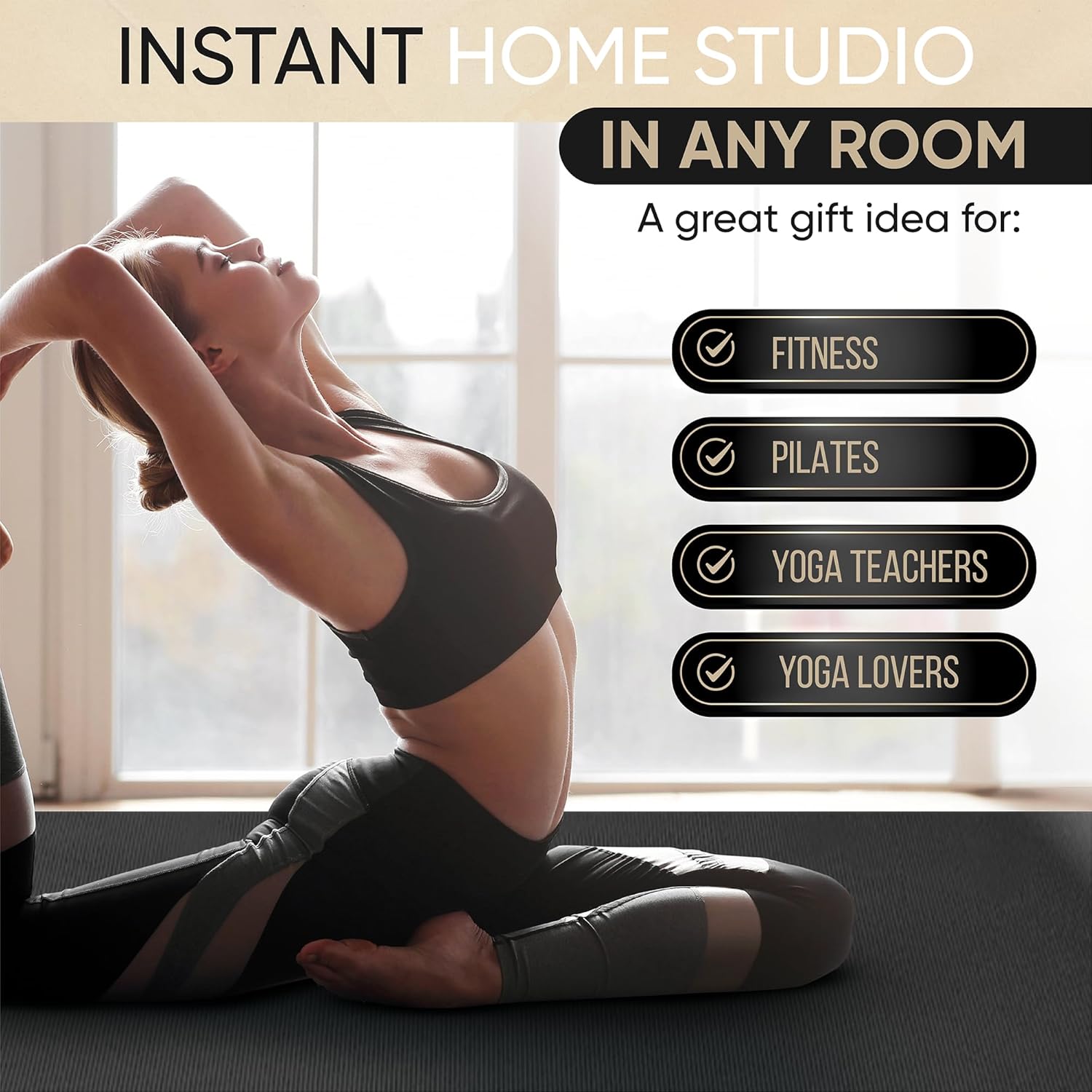Extra Large Yoga Mat 9x6/12x6/ - Home Gym Rubber Flooring avis et prix