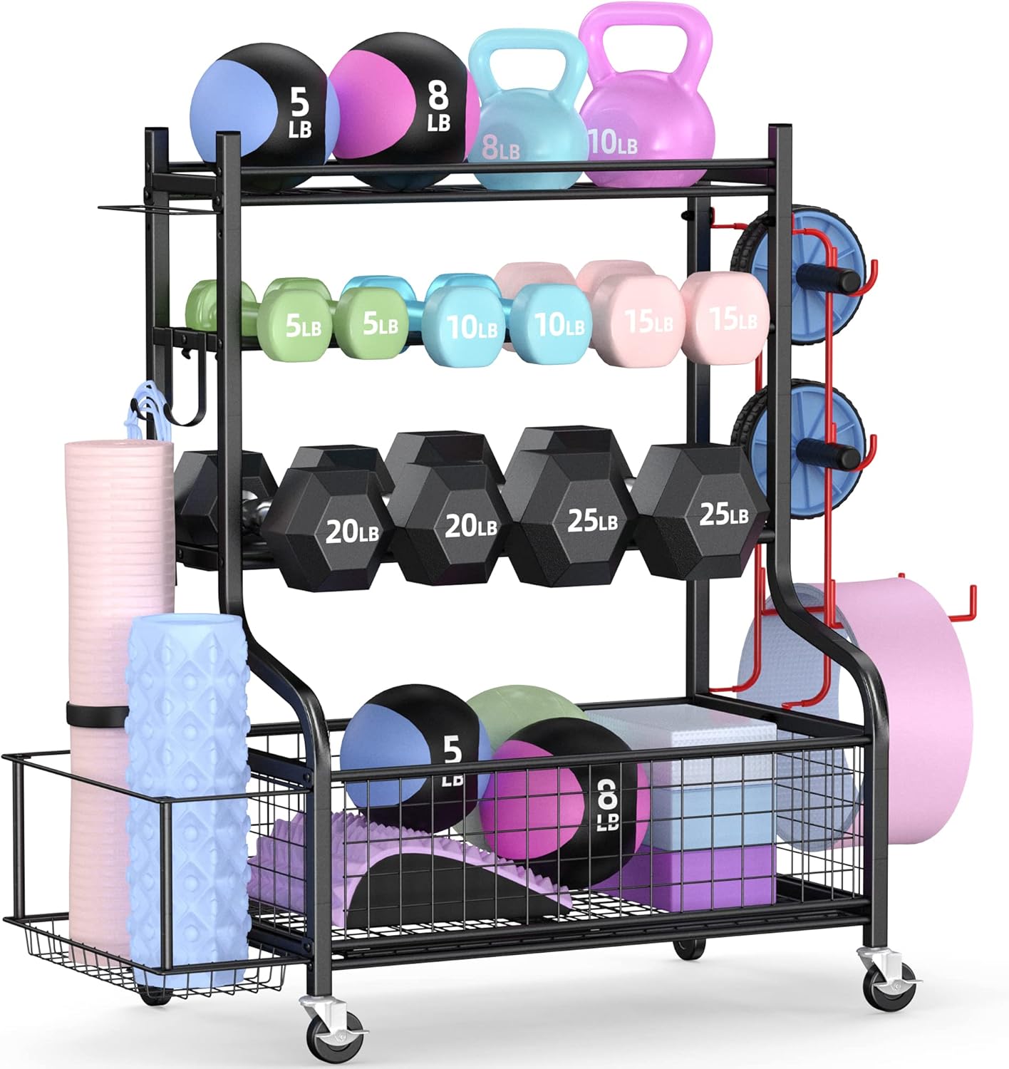 Home Gym Dumbbell Rack with Wh - Home Gym Usa avis et prix