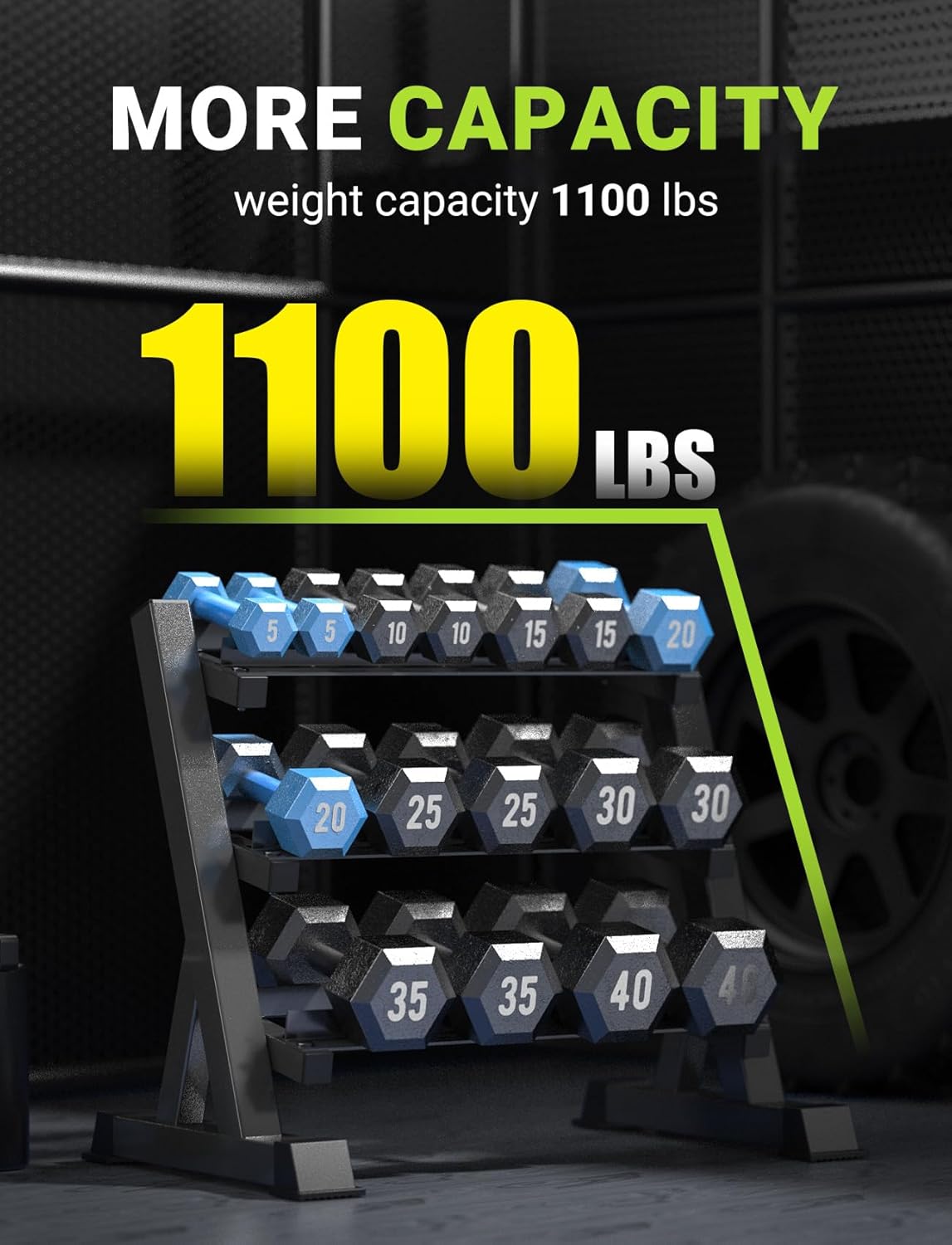 Home Gym Dumbbell Rack, 3 & 5  - Home Gym Usa avis et prix